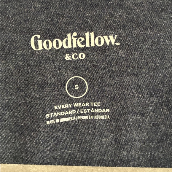 Goodfellow & Co Men's Size Small Blue Long Sleeve T-Shirt Cotton Blend - Picture 2 of 9